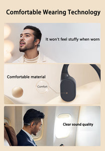 Bone Conduction Hearing Aid – Bluetooth Compatible/AI Adaptive Sound/DIY Customizable Fitting/Waterproof/Dual Function For Hearing And Music