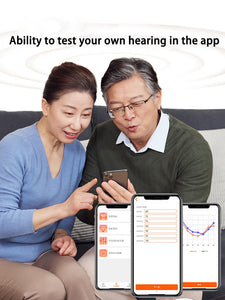 Bone Conduction Hearing Aid – Bluetooth Compatible/AI Adaptive Sound/DIY Customizable Fitting/Waterproof/Dual Function For Hearing And Music