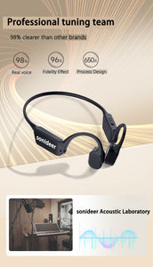 Bone Conduction Hearing Aid – Bluetooth Compatible/AI Adaptive Sound/DIY Customizable Fitting/Waterproof/Dual Function For Hearing And Music