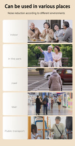 Bone Conduction Hearing Aid – Bluetooth Compatible/AI Adaptive Sound/DIY Customizable Fitting/Waterproof/Dual Function For Hearing And Music